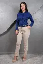 camisa de mujer-blusa manga larga-larisa-azul-medium-cotton camisero-pantalon de vestir-azahara-beige.webp