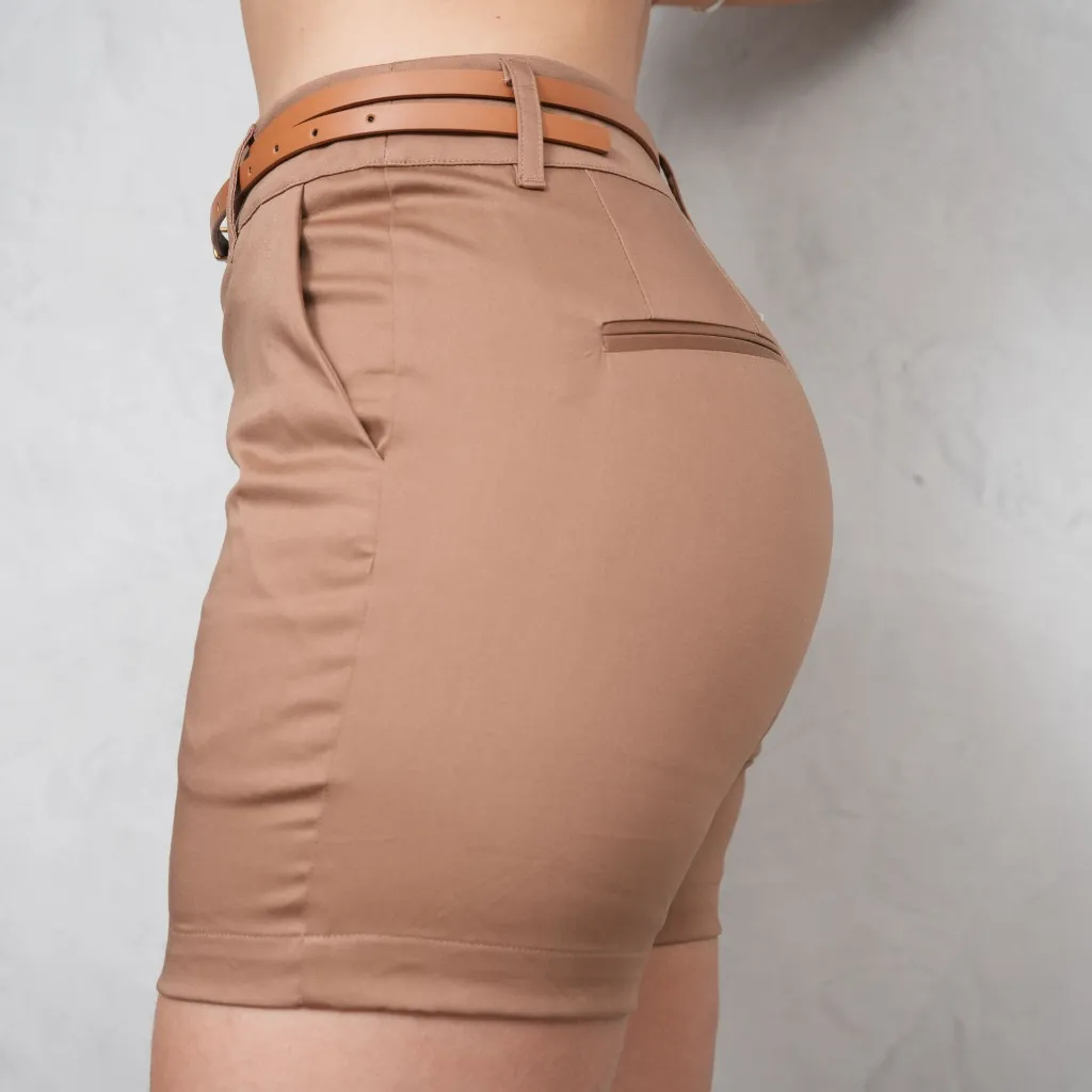short de vestir para mujer-anastasia-cocoa-32-drill semi strech-top-ninna-lacre.webp