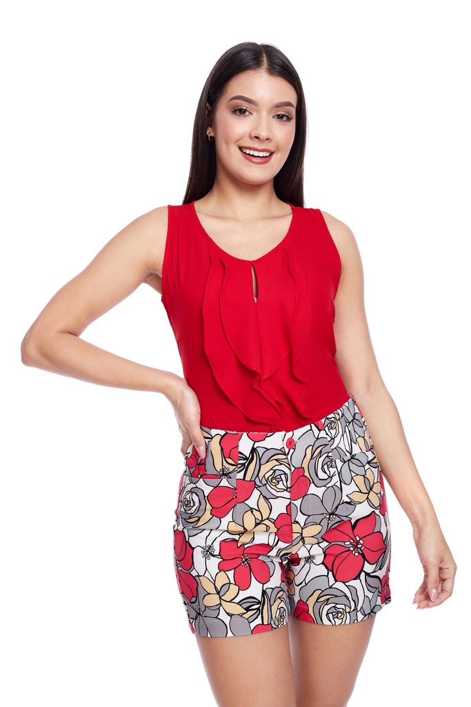 [100000005329] BLUSA DORIS (Rojo, S)