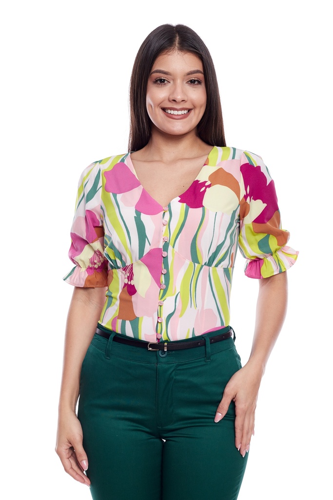 [100000005281] BLUSA BRIANA (Fucsia Rosado, S)