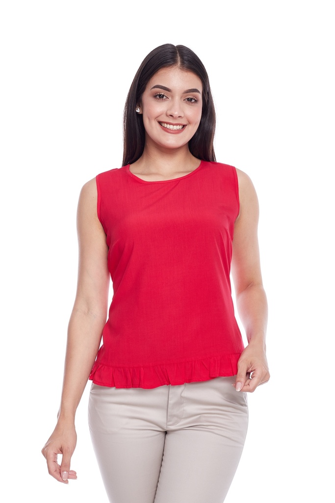 [100000004099] BLUSA IVONNE (Rojo, S)