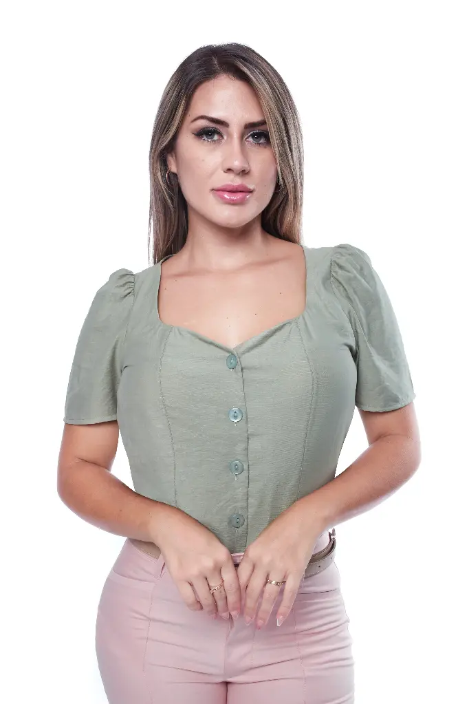 [100000006042] BLUSA ZAGREB (Verde Olivo, S)