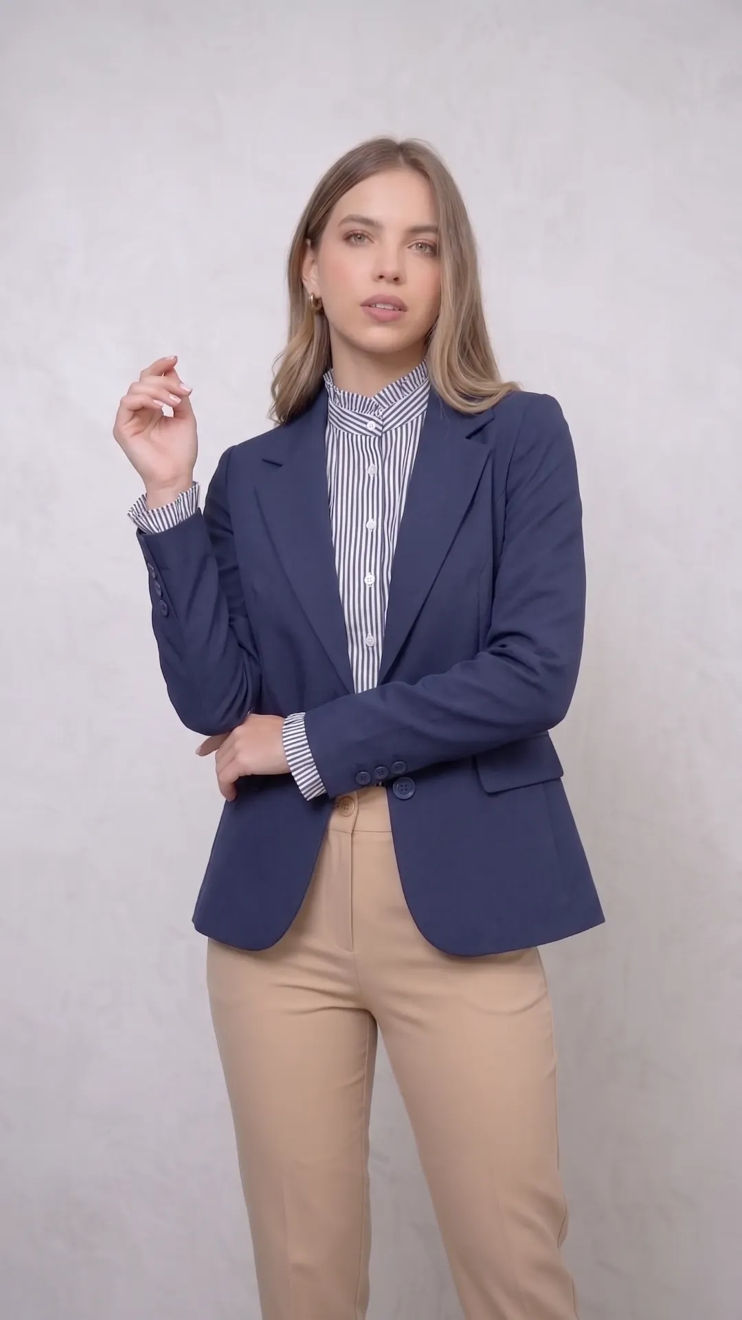 [100000006773] BLAZER RENATA (Azul Navi, S)